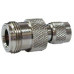 Adaptador conector Mini-UHF Macho a N Hembra